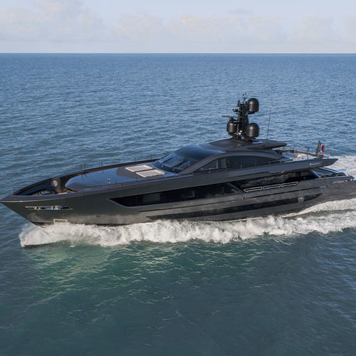 Super-yacht de croisière - RUSH - Baglietto spa - avec timonerie / en aluminium