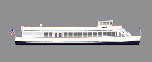 Ferry à passagers de croisière - LENA - Burger Boat Company - en acier / pour excursion touristique