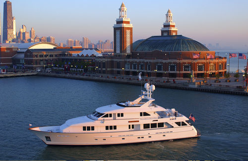 Super-yacht de croisière - LADY GRACE MARIE - Burger Boat Company - à fly / 4 cabines / sur mesure