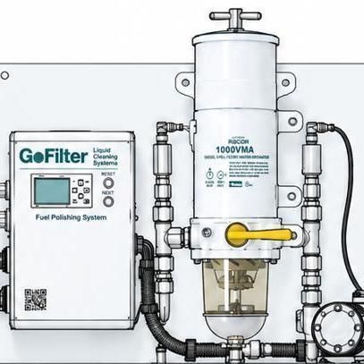 Système de polissage du carburant pour diesel - GOF 1800 - GOFILTER D&S GMBH - pour navire / automatique