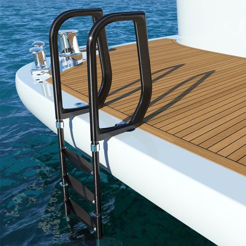 Échelle pour yacht - Bure - CARBINIUM ENGINEERING - pliante / de baignade / pour plate-forme