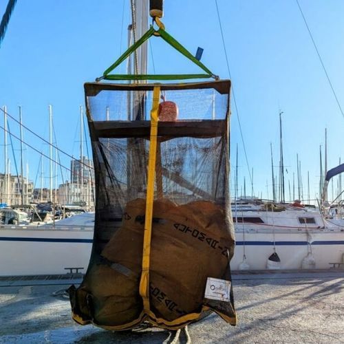 Filet de récupération d'hydrocarbures - Max  - EKKOPOL - pour la collecte de déchets / antipollution