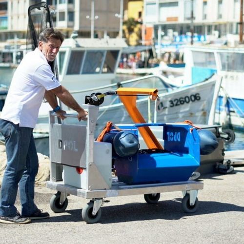 Chariot de manutention - DPOL® Lifter - EKKOPOL - de transport / pour ponton / en aluminium
