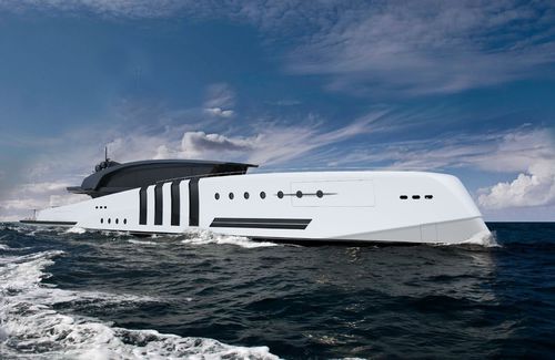 Mega-yacht de croisière - 111m - Brythonic Yachts - en aluminium / avec piscine / avec héliport