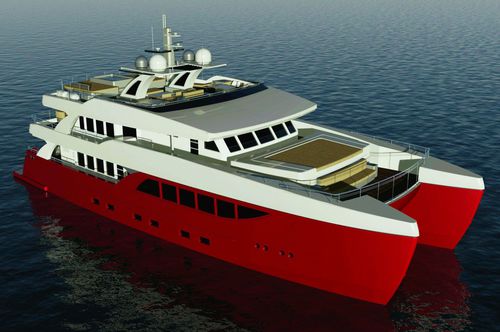 Super-yacht catamaran - 32m - Brythonic Yachts - de croisière / 4 cabines / en aluminium
