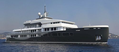 Mega-yacht de croisière - 75m - Brythonic Yachts - en acier / aluminium / polaire
