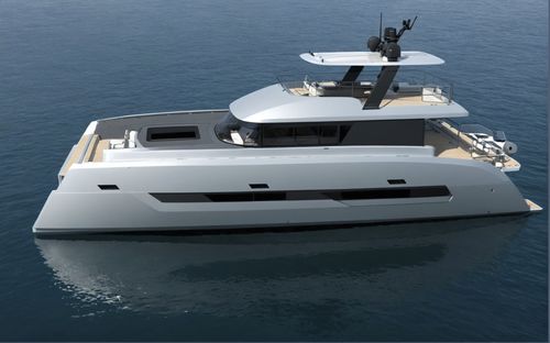 Motor-yacht catamaran - R6 - Brythonic Yachts - de croisière / à fly / électrique