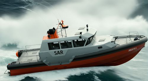 Bateau de surveillance - 15m  - Brythonic Yachts - bateau de sauvetage / in-bord / en aluminium