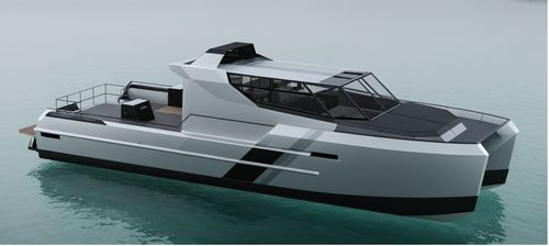 Bateau de surveillance - 21.00 - Brythonic Yachts - bateau de support pour la plongée / bateau de recherches et d'études / catamaran