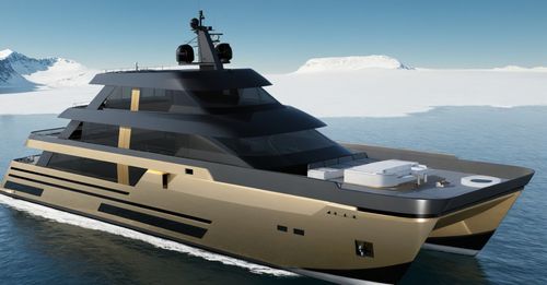 Super-yacht catamaran - 45m - Brythonic Yachts - de croisière / à fly / 6 cabines