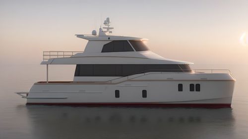 Motor-yacht catamaran - 21m - Brythonic Yachts - de croisière / à fly fermé / 4 cabines