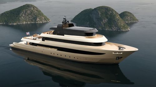Mega-yacht de croisière - 49m - Brythonic Yachts - explorer / raised pilothouse / 4 cabines