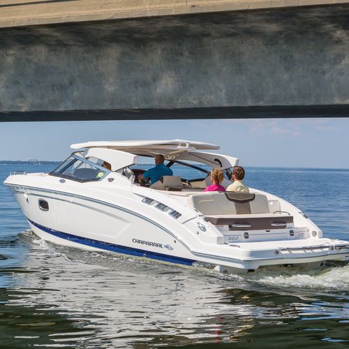 Runabout in-bord - 317 SSX - Chaparral - à double console / bow-rider / open