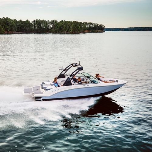Runabout in-bord - 23 SURF - Chaparral - à double console / bow-rider / open