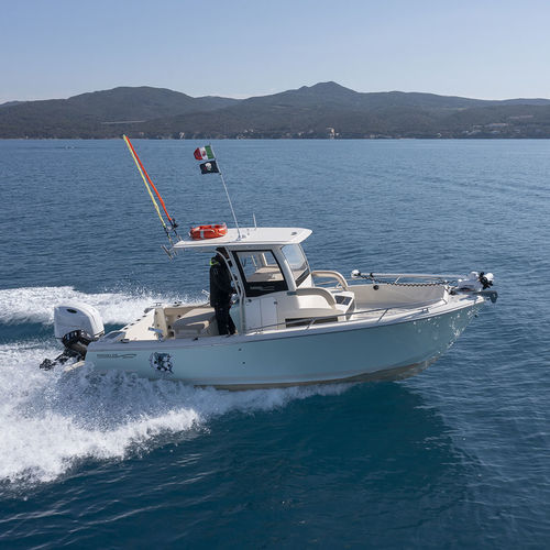 Cabin-cruiser hors-bord - T210 SF Giannutri - Tuccoli - Technology Boats - essence / coque planante / hard-top