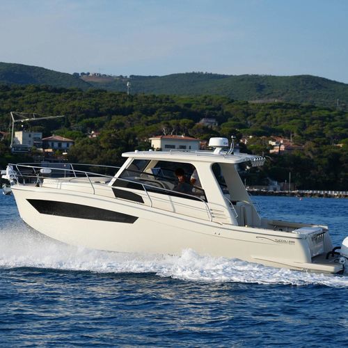 Bateau de pêche-promenade bimoteur - T295 VM - Tuccoli - Technology Boats - open / hard-top / de pêche