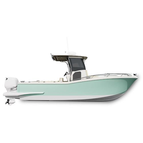 Coque open de pêche sportive - T250 VMax - Tuccoli - Technology Boats - hors-bord / à console centrale / bain de soleil