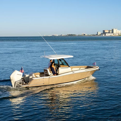 Coque open hors-bord - CATALINA 24 - Chris Craft - à console centrale / max. 10 personnes / bain de soleil