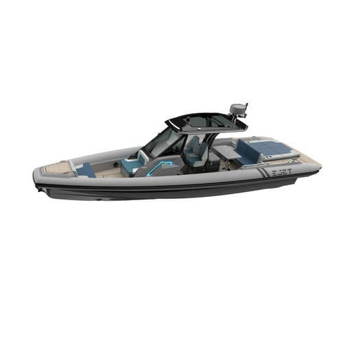 Bateau pneumatique in-bord - 9x - EJET Electric Yacht Tenders - électrique / semi-rigide / soft-top