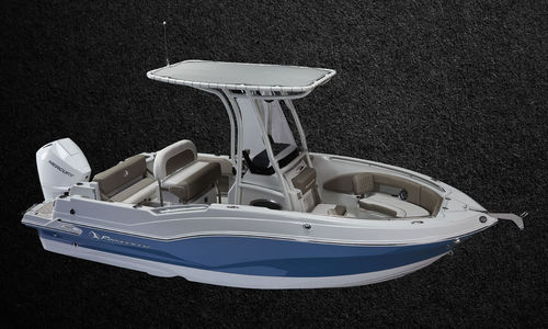 Coque open hors-bord - 210 CC - Crownline - à console centrale / de pêche sportive / bain de soleil