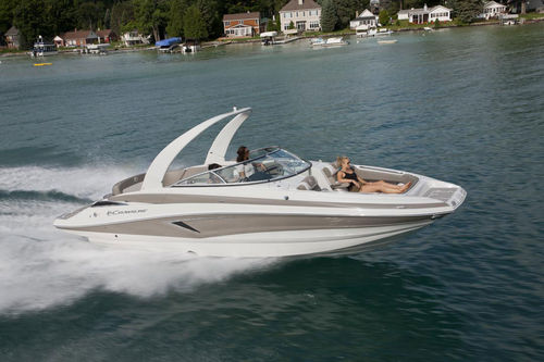 Deck-boat in-bord - E275 - Crownline - open / à double console / bow-rider