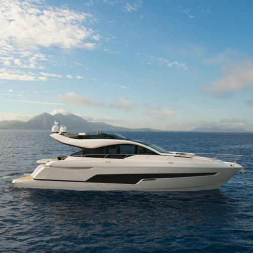 Motor-yacht de croisière - Phantom 65 - Fairline - à fly / 3 cabines / 4 cabines