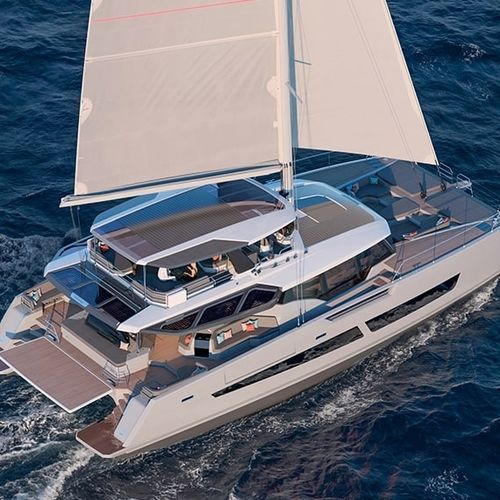 Sailing-yacht catamaran - Thíra 80 - Fountaine Pajot Catamarans - de croisière / 4 cabines / 6 cabines