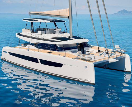 Sailing-yacht catamaran - FP55 - Fountaine Pajot Catamarans - de charter / 4 cabines / 5 cabines