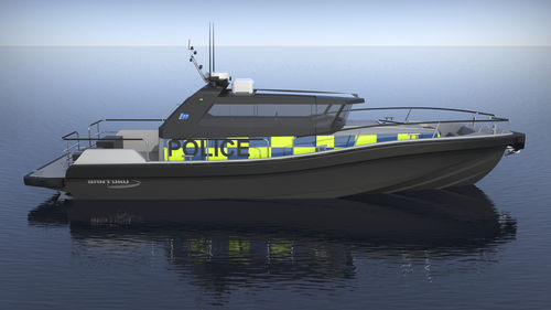 Bateau de travail - Santoku C-PPC - ICE MARINE - bateau de surveillance / in-bord / hors-bord