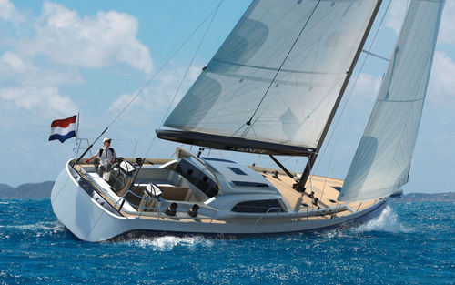 Sailing-yacht de croisière - AXONITE 57 - KM Yachtbuilders - 3 cabines / à cockpit ouvert / en aluminium