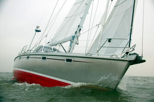 Voilier de croisière - Stadtship 47 MOHEA - KM Yachtbuilders - en aluminium / double barre à roue / sur mesure