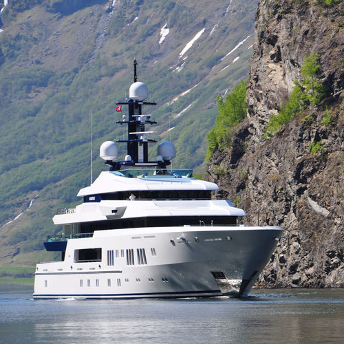 Méga-yacht de croisière - HERMITAGE - Lurssen Yachts - à fly