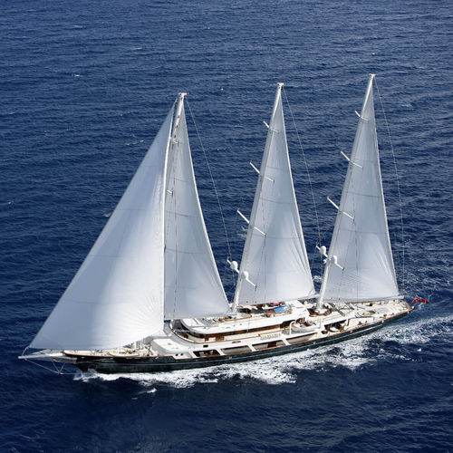 Sailing-superyacht de croisière - EOS - Lurssen Yachts - avec timonerie / 3 mâts