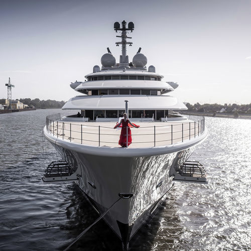 Mega-yacht de croisière - OPERA - Lurssen Yachts - raised pilothouse