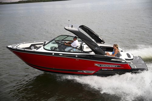 Runabout in-bord - 258SS - Monterey Boats - à double console / bow-rider / open