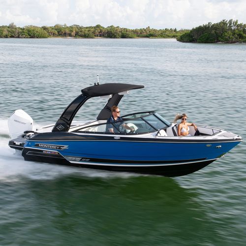 Runabout hors-bord - 235SS - Monterey Boats - à double console / bow-rider / open