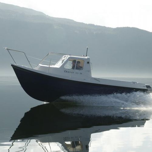 Bateau de pêche-promenade hors-bord - Pilot House 20 - Orkney Boats - avec timonerie / 2 couchages