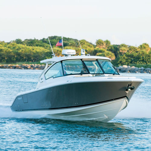 Vedette hors-bord - DC 326 - Pursuit Boats - bimoteur / hard-top / à double console