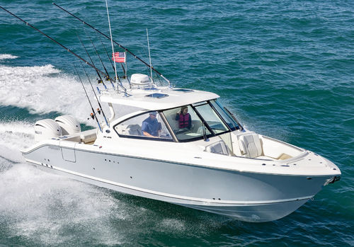 Vedette hors-bord - DC 306 - Pursuit Boats - bimoteur / hard-top / open