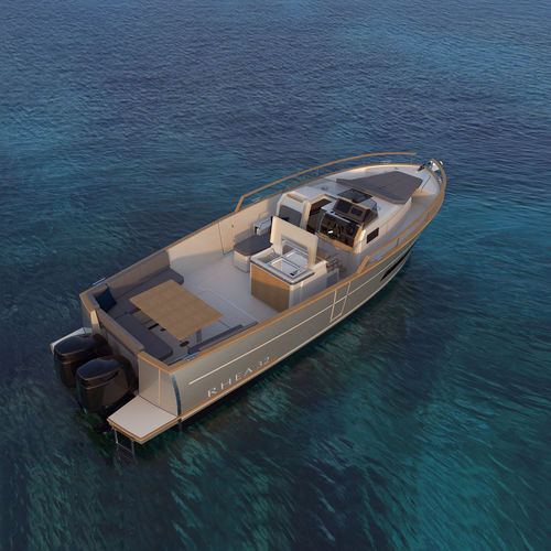 Vedette hors-bord - 32  - Rhea Marine - bimoteur / open / 2 cabines