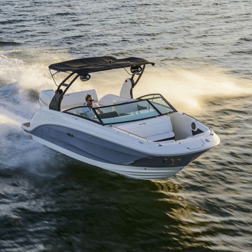 Deck-boat hors-bord - SDX 250 OB - Sea Ray - à double console / open / bow-rider