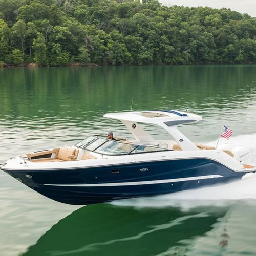 Runabout hors-bord - SLX 310 OB - Sea Ray - bimoteur / à double console / bow-rider