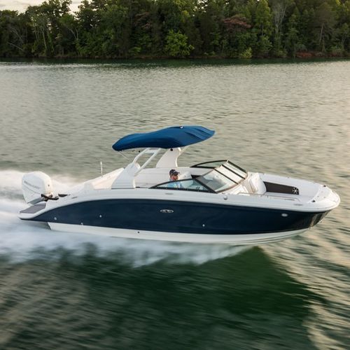 Deck-boat hors-bord - SDX 270 OB - Sea Ray - à double console / open / bow-rider