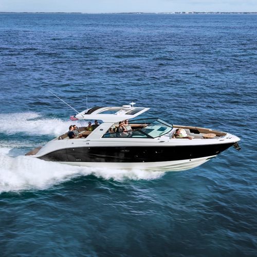 Vedette stern-drive - SLX 400 - Sea Ray - diesel / bimoteur / open