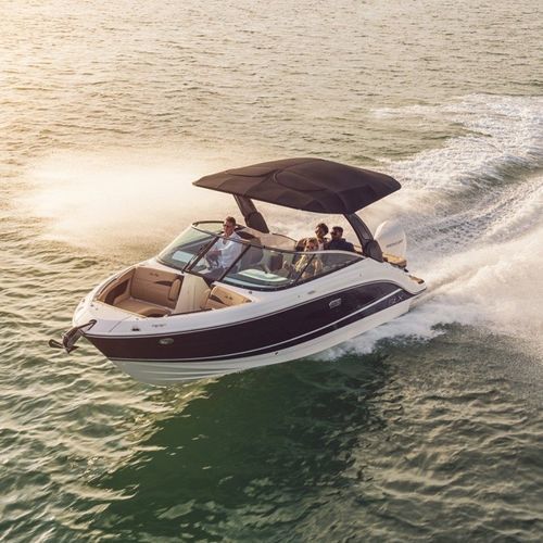Runabout hors-bord - SLX 260 OB - Sea Ray - à double console / bow-rider / open
