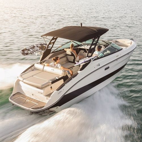 Runabout in-bord - SLX 260 SURF - Sea Ray - à double console / bow-rider / open