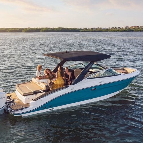 Vedette hors-bord - SLX 280 OB - Sea Ray - bimoteur / open / à double console