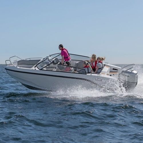 Day-cruiser hors-bord - TIGER BR - Silver - open / à double console / bow-rider