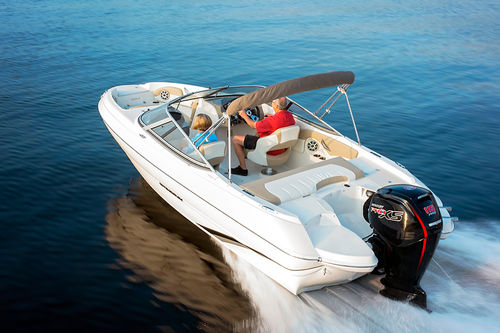 Runabout hors-bord - 204LR - Stingray Boats - à double console / bow-rider / de ski nautique