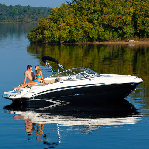 Deck-boat in-bord - 215LR - Stingray Boats - à double console / de ski nautique / max. 11 personnes